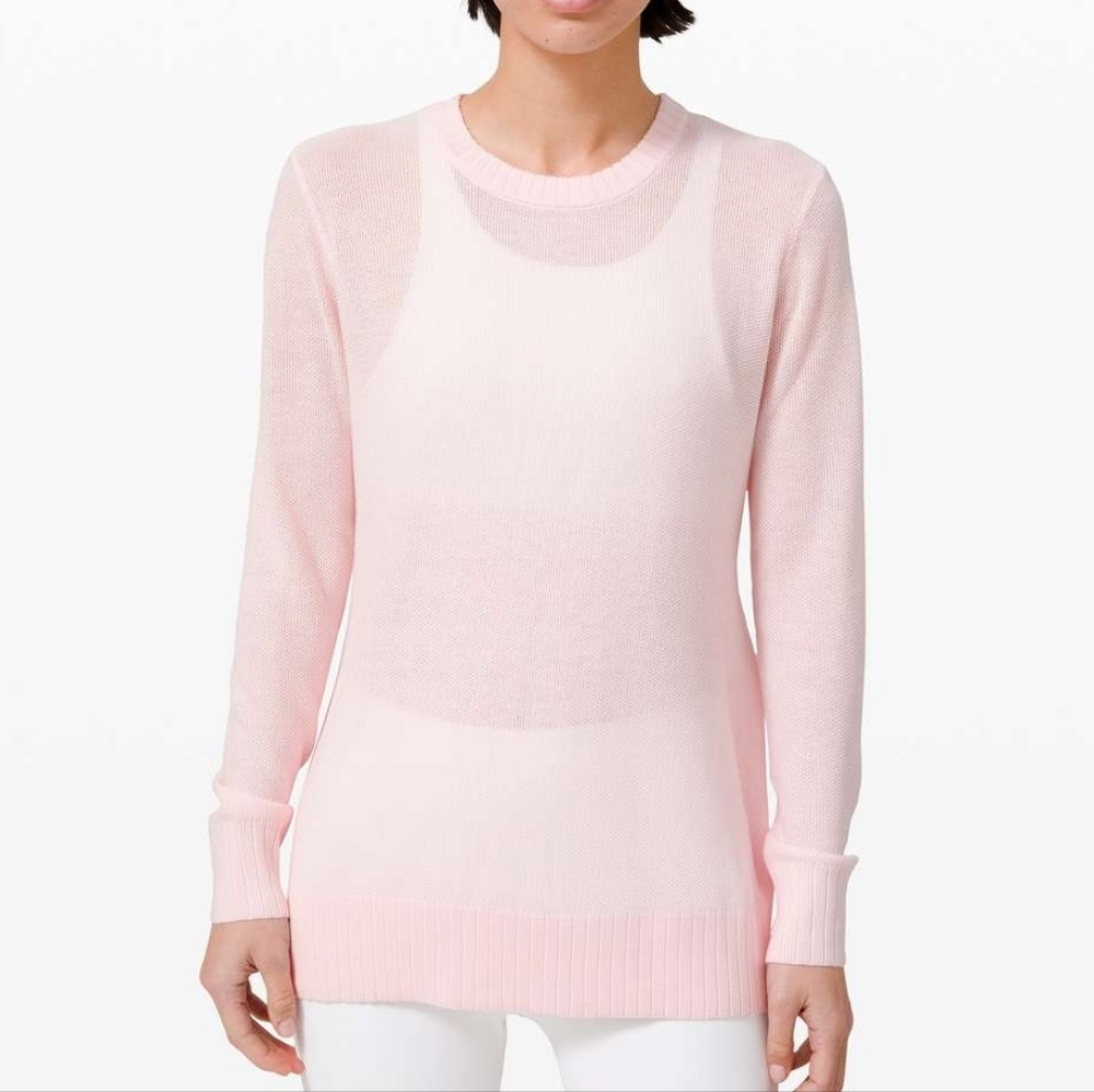 Lululemon 2020 Sincerely Yours Sweater in Pink Glow Size M/L